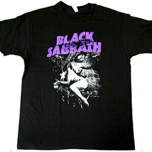 Black Sabbath Band T Shirt Ozzy Iommi Geezer Ward Retro Rock Graphic Fan Gift